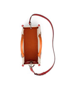 medium tote bag wavy canvas orange - marc jacobs - shopper