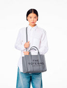 medium tote bag wolf grey - marc jacobs - shopper