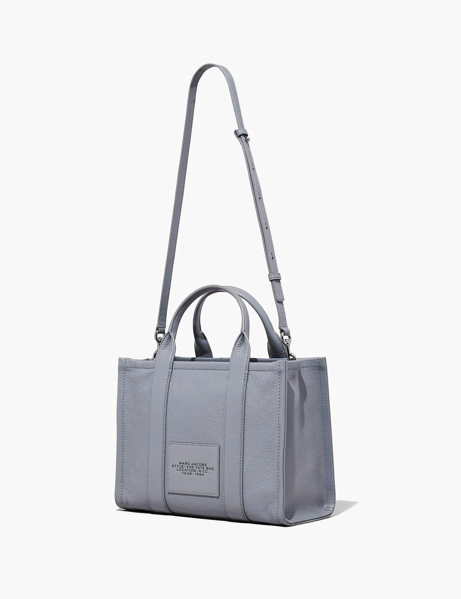 medium tote bag wolf grey - marc jacobs - shopper