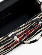 medium tote bag zebrato black white - Frida SRL