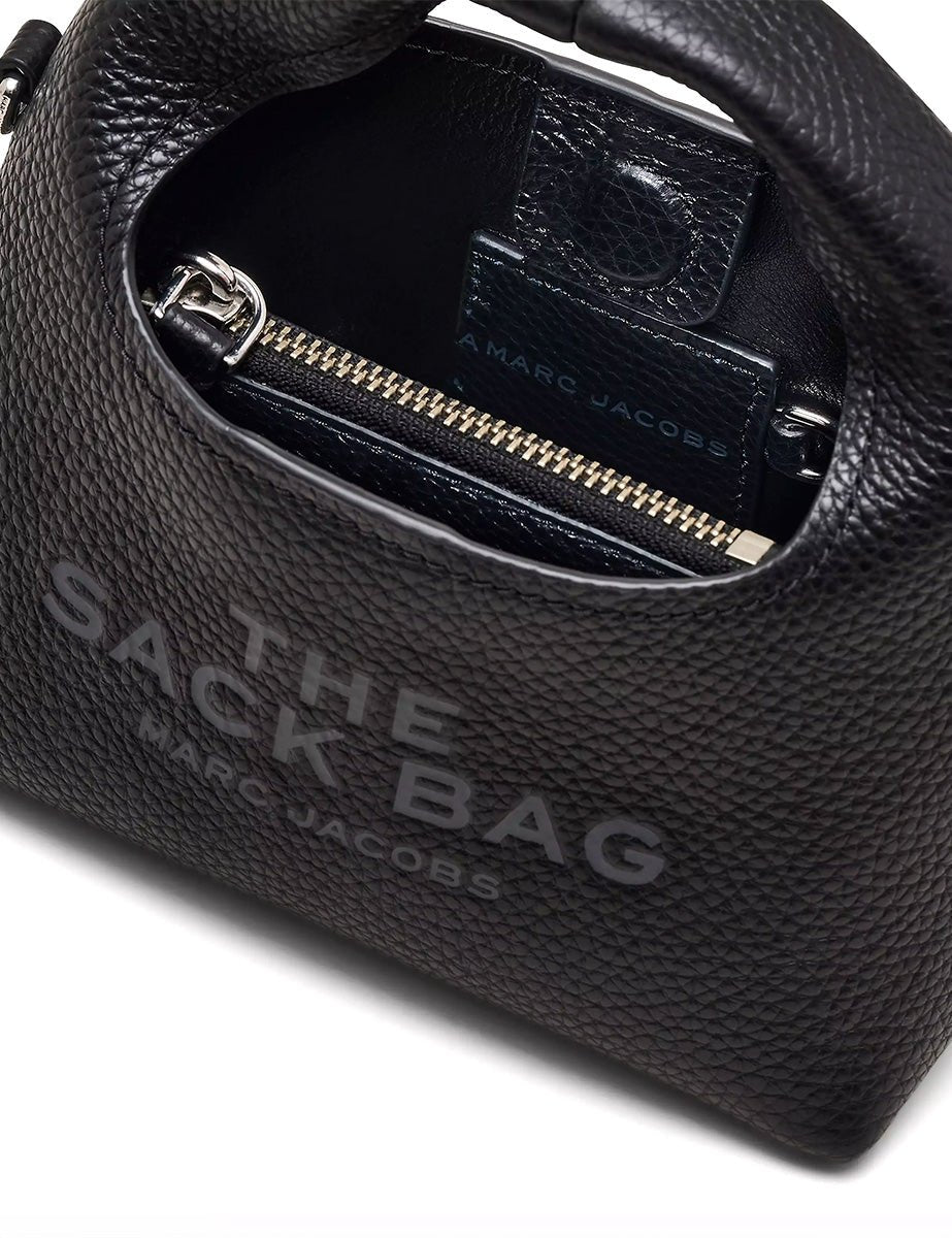 micro crossbody sack leather nero - marc jacobs - shopper