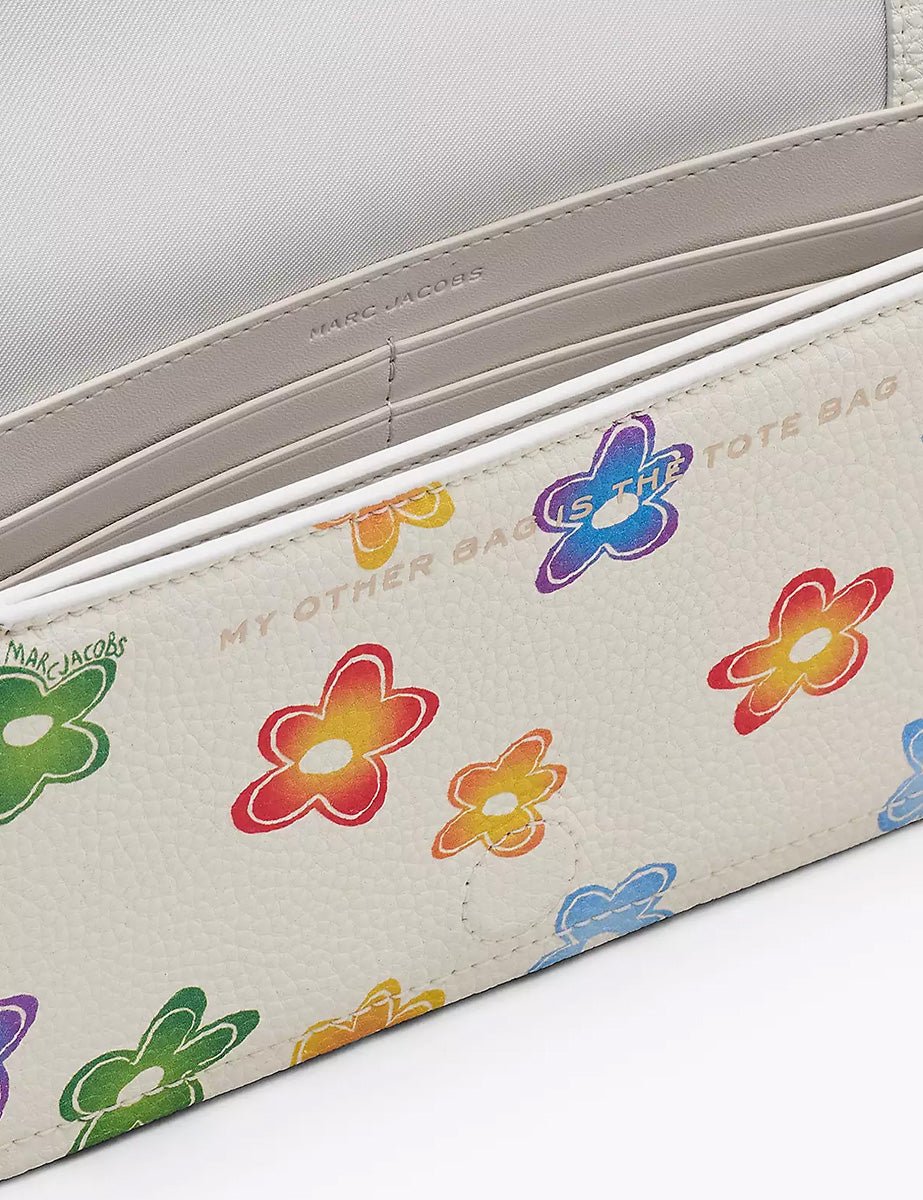 mini bag leather fiorellini white multi - Frida SRL
