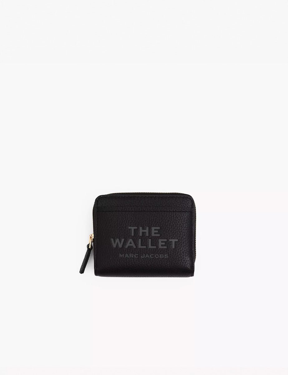 mini compact wallet nero - marc jacobs - portafogli