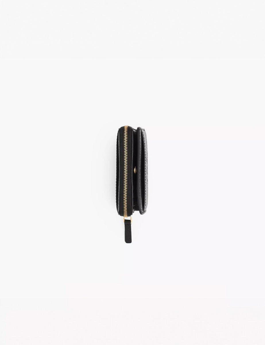 mini compact wallet nero - marc jacobs - portafogli