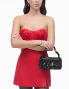 mini dual bag star studded lea nero - Frida SRL