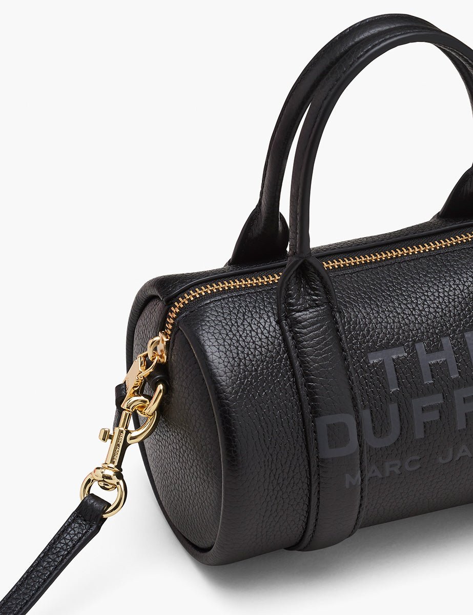 mini duffle leather nero - marc jacobs - shopper