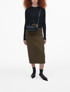 mini duffle leather nero - marc jacobs - shopper