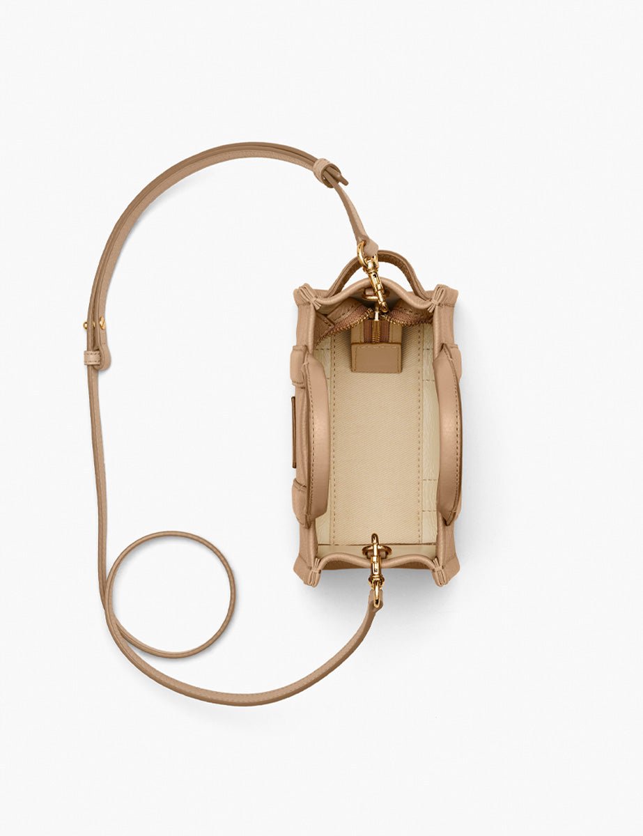 mini tote bag camel - marc jacobs - shopper