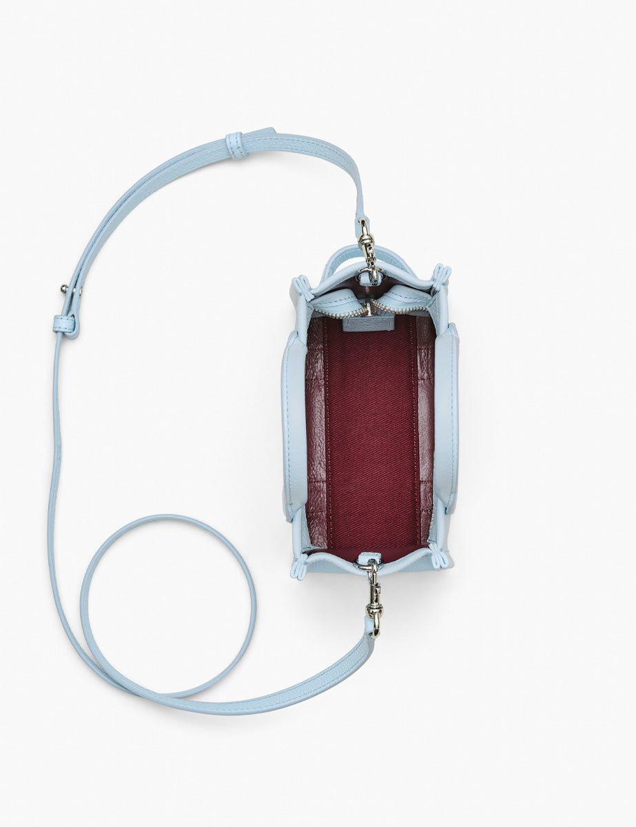 mini tote bag cloud blue - marc jacobs - shopper