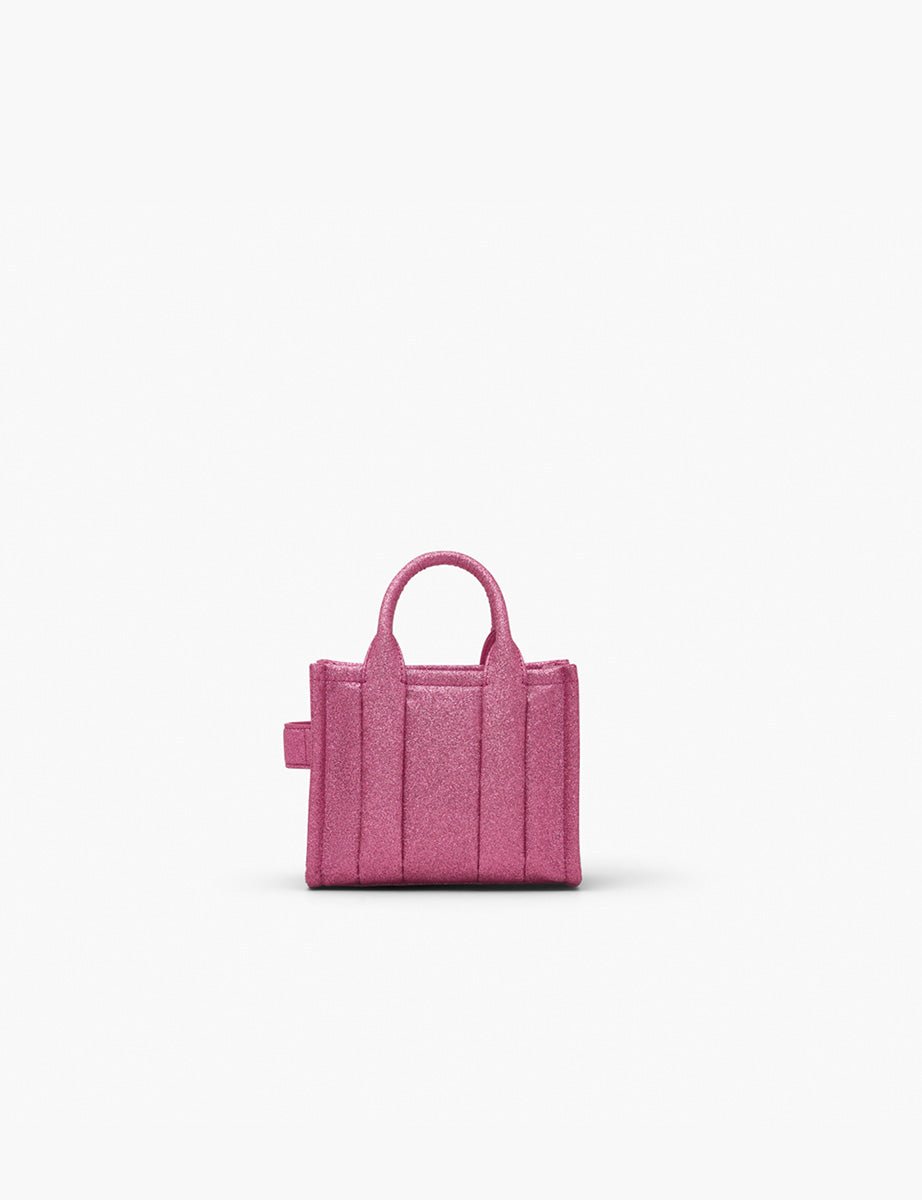 mini tote bag glitter lipstick pink - marc jacobs - mini bag