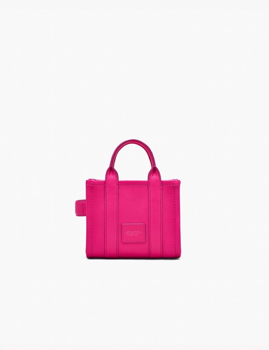 mini tote bag hot pink - marc jacobs - shopper