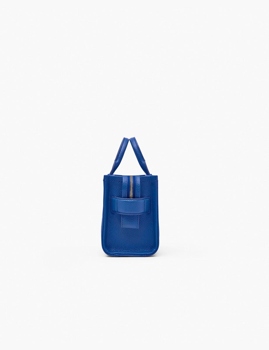 mini tote bag leather cobalt - marc jacobs - shopper