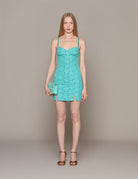 miniabito 3d jacquard blu turquoise - Frida SRL