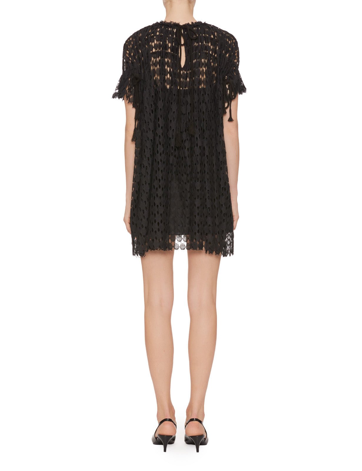 miniabito layla pizzo noir - ulla johnson - miniabito