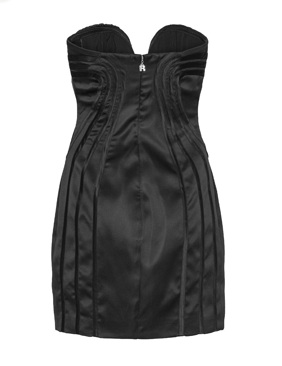 miniabito satin black - Frida SRL