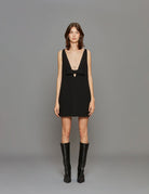 miniabito scollatura profonda nero - Frida SRL