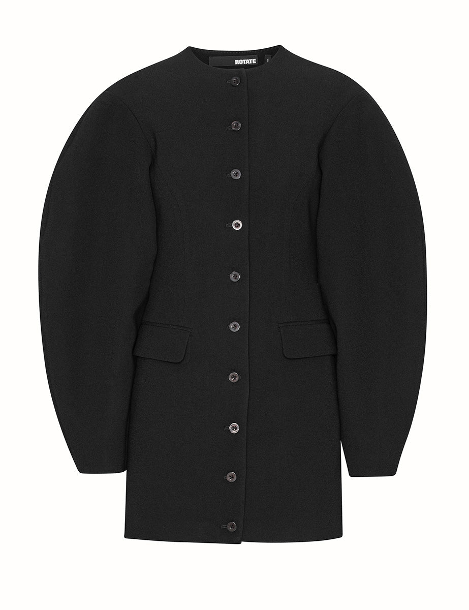 miniabito strutturato black - rotate - miniabito