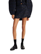 minigonna boucle navy - rotate - minigonna