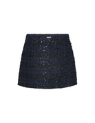 minigonna boucle navy - rotate - minigonna