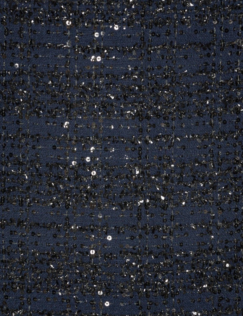minigonna boucle navy - Frida SRL