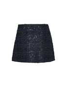 minigonna boucle navy - rotate - minigonna
