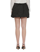 minigonna palloncino rasatello nero - n21 alessandro dell'acqua - minigonna