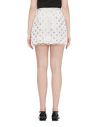 minigonna ricamo bianco - Frida SRL