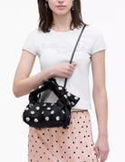minisack bag studs nero - marc jacobs - clutch