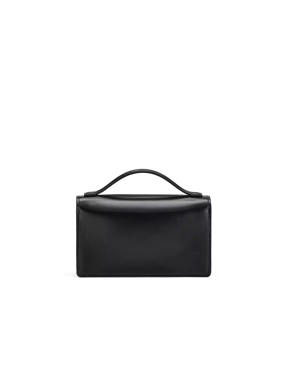 mirror mini bag leather nero - marc jacobs - clutch