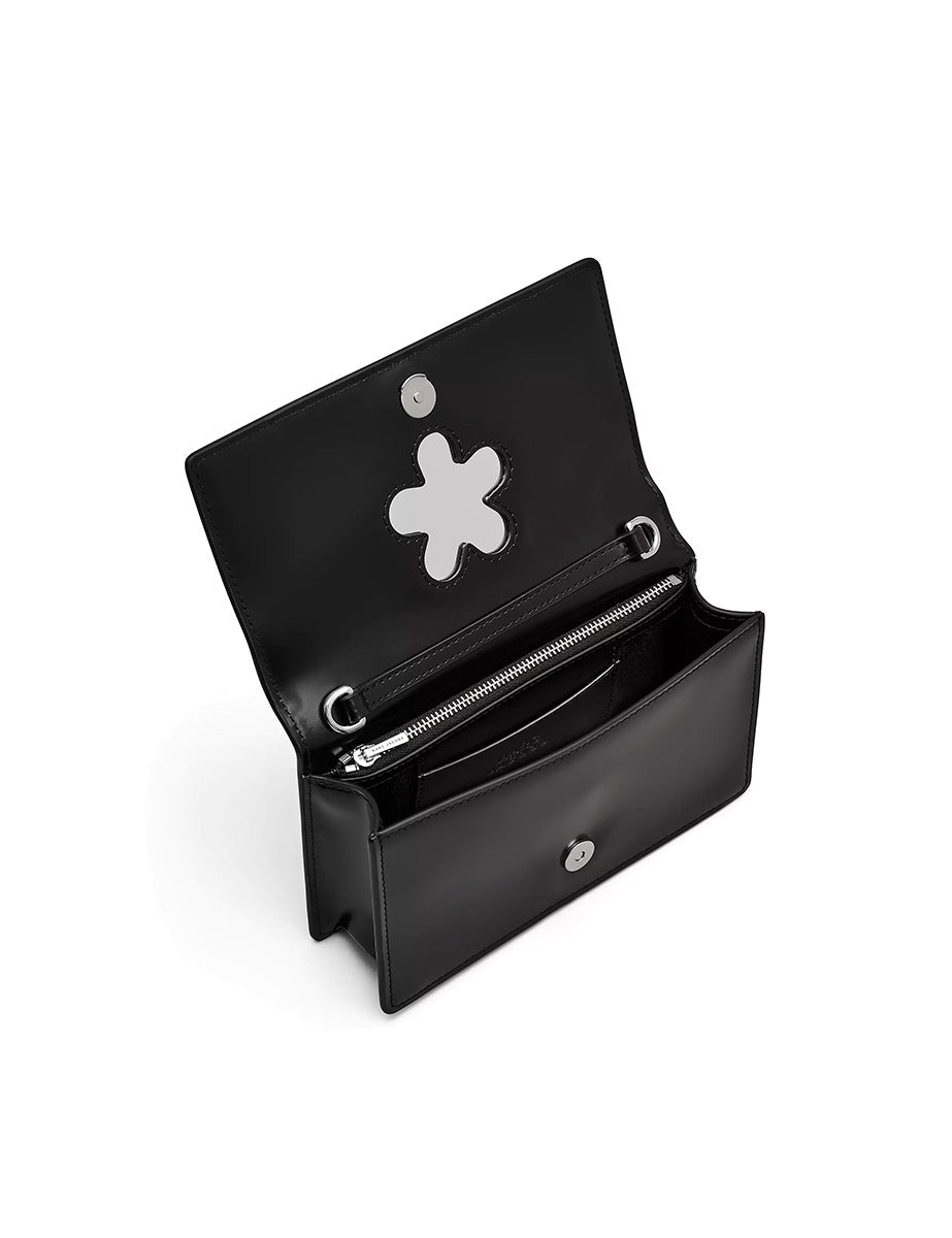 mirror mini bag leather nero - marc jacobs - clutch