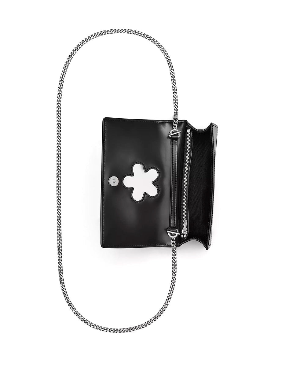 mirror mini bag leather nero - marc jacobs - clutch