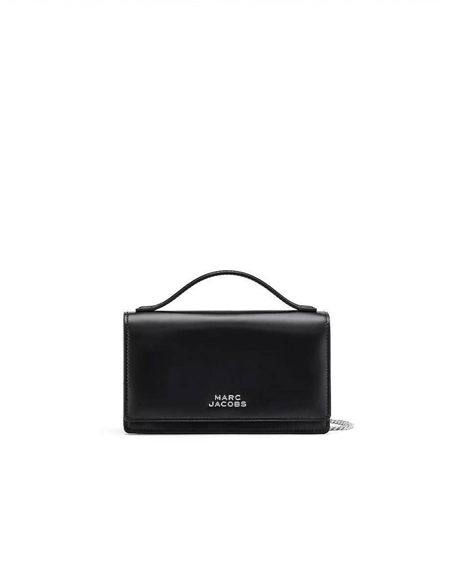 mirror mini bag leather nero - marc jacobs - clutch
