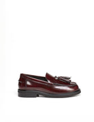 mocassino abrasivato bordeaux - poesie veneziane - mocassino