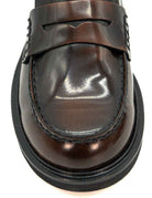 mocassino abrasivato cognac - poesie veneziane - mocassino