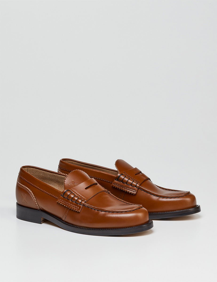 mocassino antik tan - college - mocassino