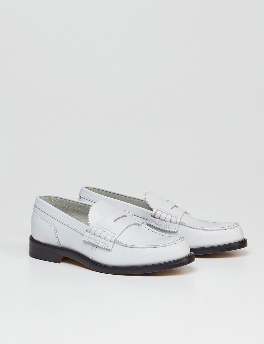 mocassino antik white - college - mocassino