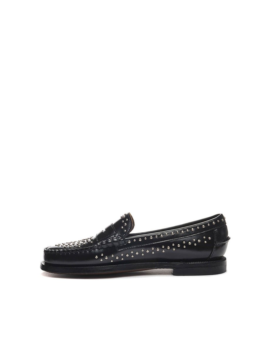 mocassino borchie nero - sebago - mocassino