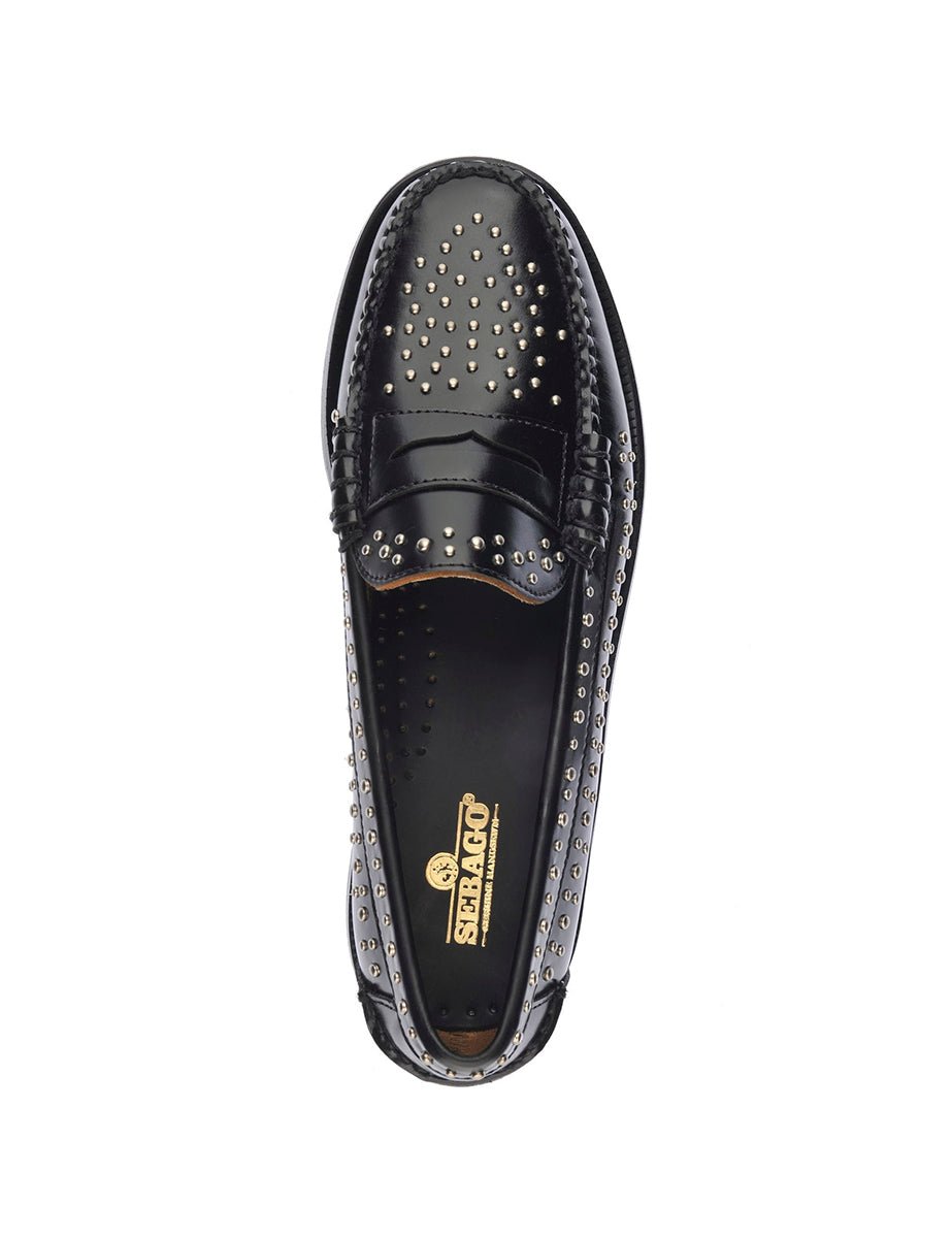 mocassino borchie nero - sebago - mocassino