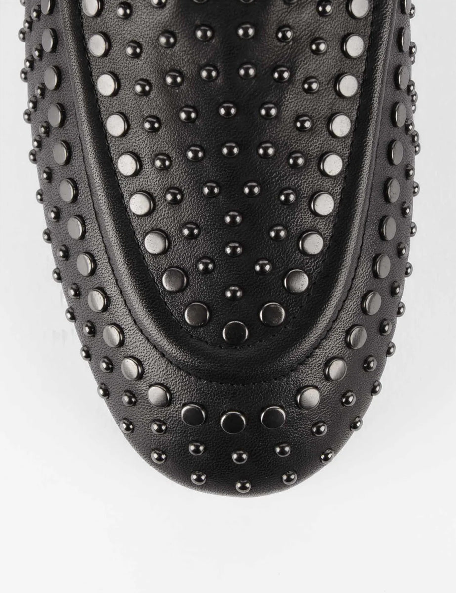 mocassino borchiette nero - poesie veneziane - mocassino