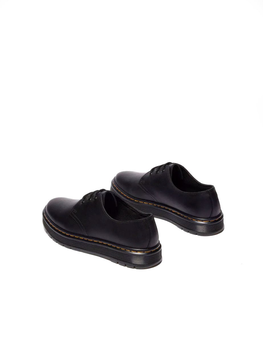 mocassino brookline low stringato black - dr martens - mocassino