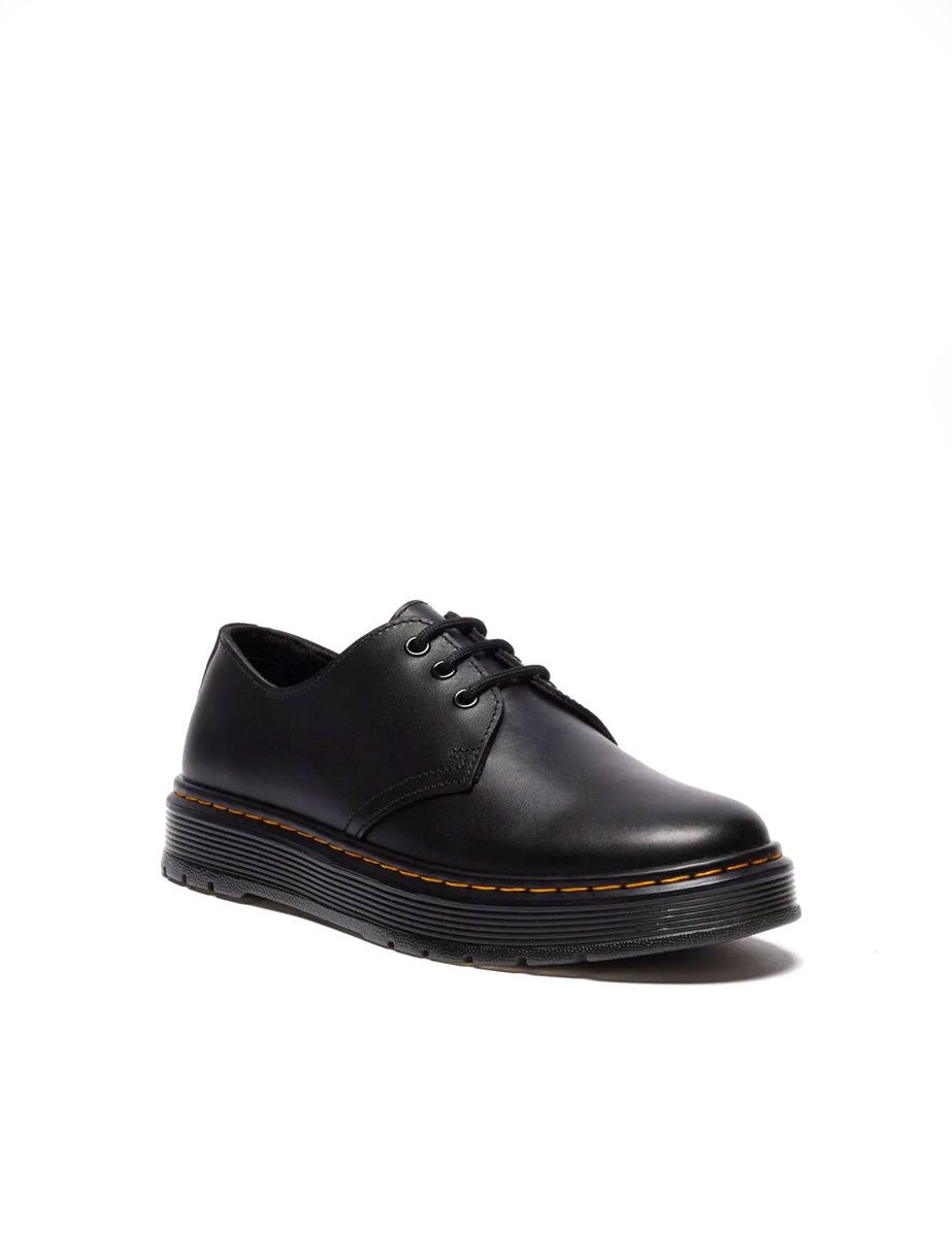 mocassino brookline low stringato black - dr martens - mocassino