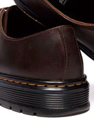 mocassino brookline low stringato dark brown - dr martens - mocassino
