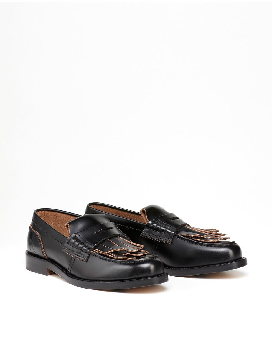 mocassino charlie black - college - mocassino