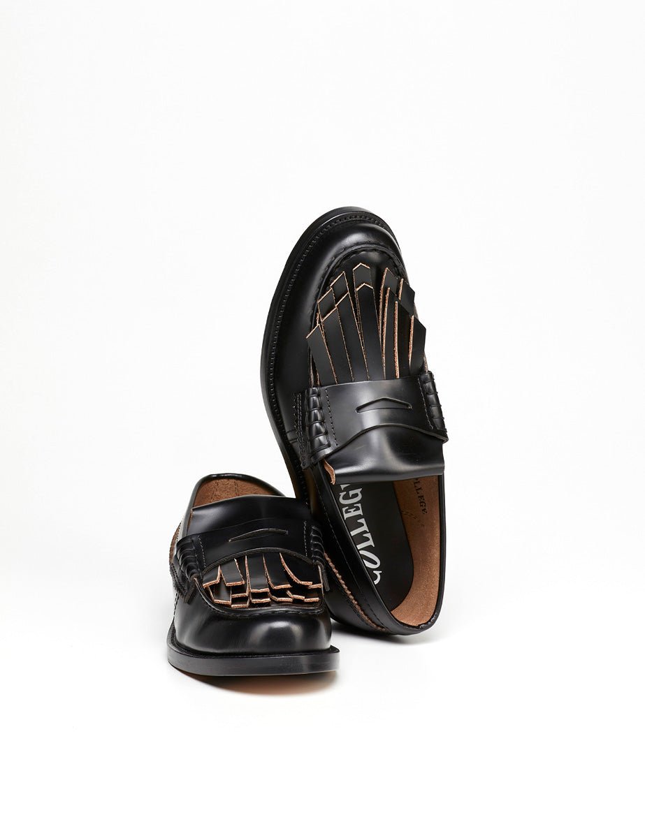 mocassino charlie black - college - mocassino