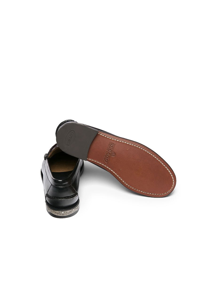 mocassino dan scarabeo nero burgundy - sebago - mocassino
