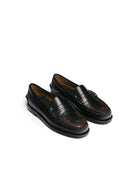 mocassino dan scarabeo nero burgundy - sebago - mocassino