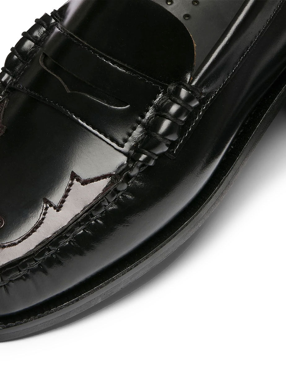 mocassino dan scarabeo nero burgundy - sebago - mocassino