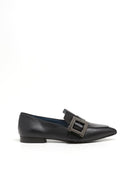 mocassino fibbia nappa nero - blufrida - mocassino