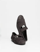 mocassino frangia nero - poesie veneziane - mocassino