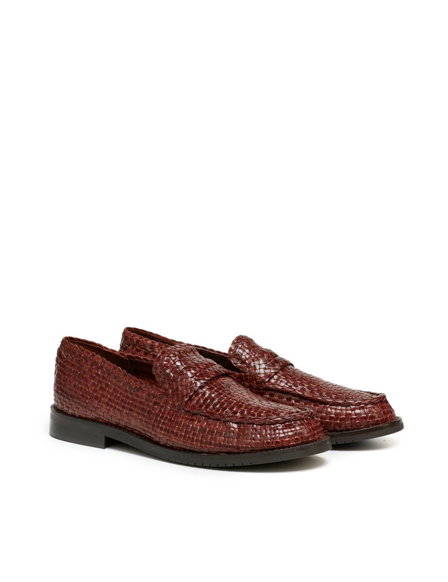 mocassino intreccio burnished - poeve - mocassino